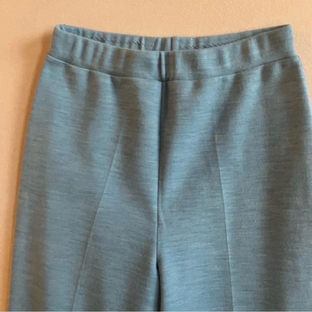 Glenayr Kitten Blue Wool‎ Blend Straight Leg Pants Size 10